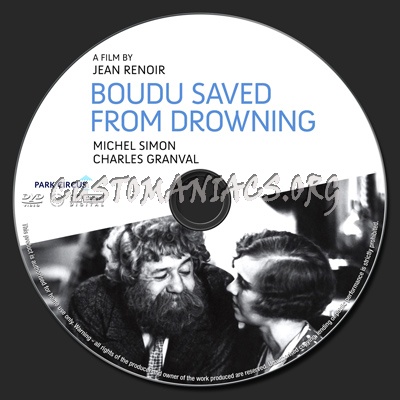 Boudu Saved From Drowning dvd label