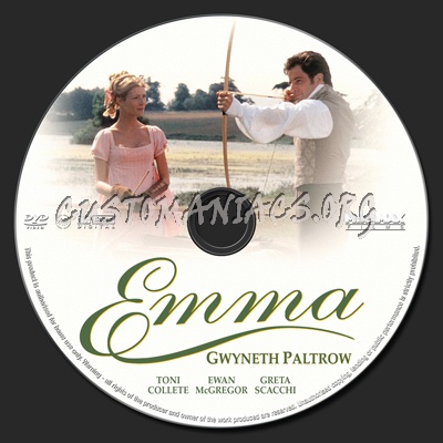 Emma dvd label