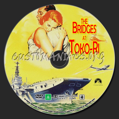 The Bridges at Toko-Ri dvd label