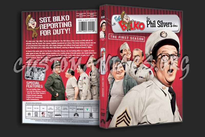 Sgt. Bilko The Phil Silvers Show Season 1 dvd cover