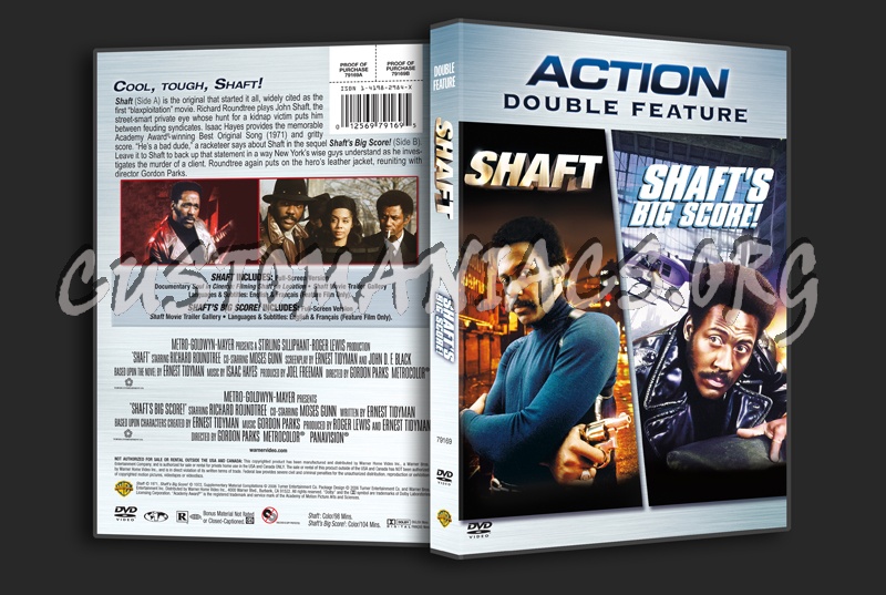 Shaft / Shaft's Big Score! dvd cover