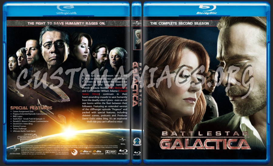 Battlestar Galactica Season 2 blu-ray cover