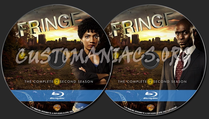Fringe Season 2 blu-ray label