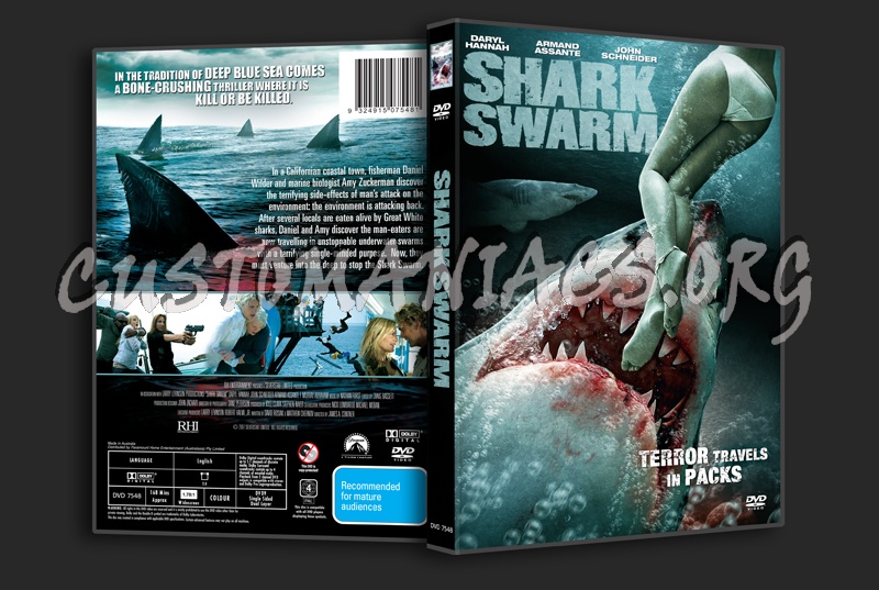Shark Swarm dvd cover