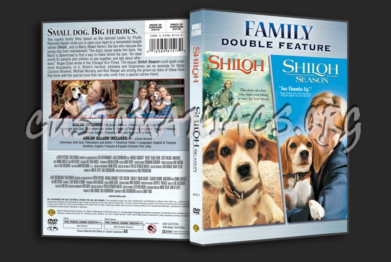 Shiloh / Shiloh Season dvd cover