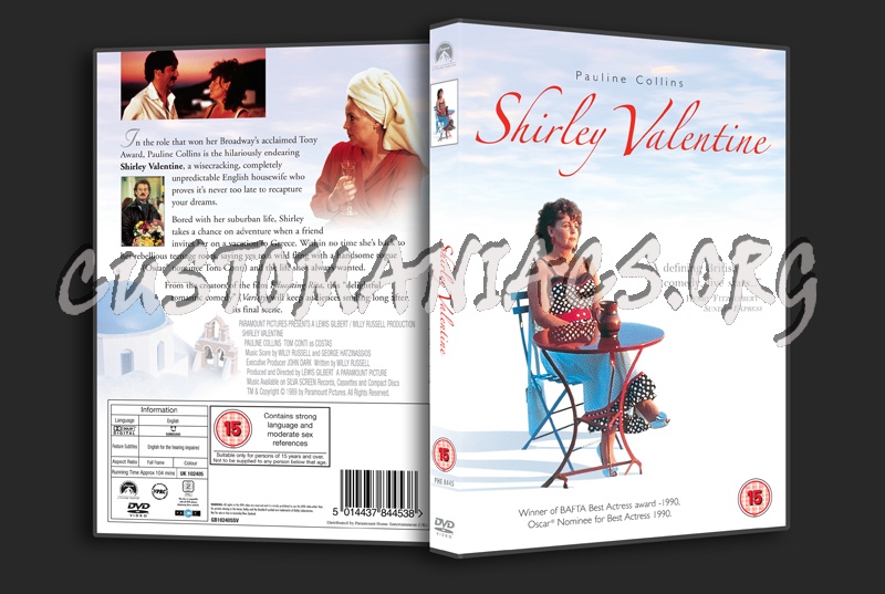 Shirley Valentine dvd cover