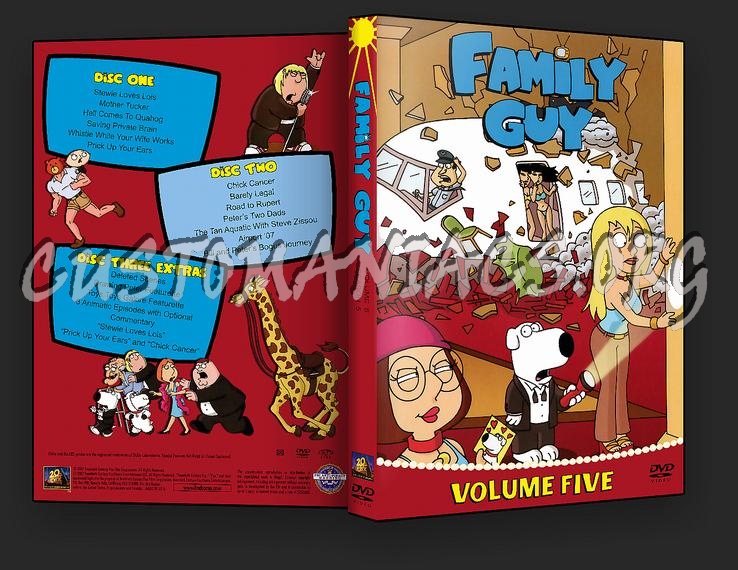 Family Guy volume 5 dvd cover