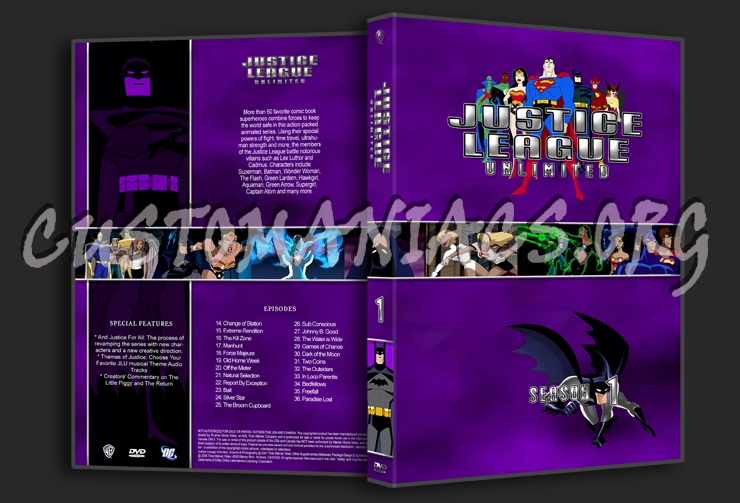 Justice Leauge dvd cover