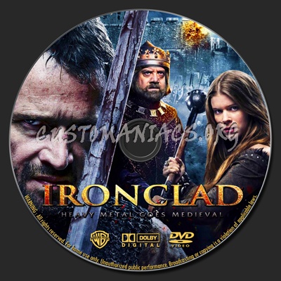 Ironclad dvd label