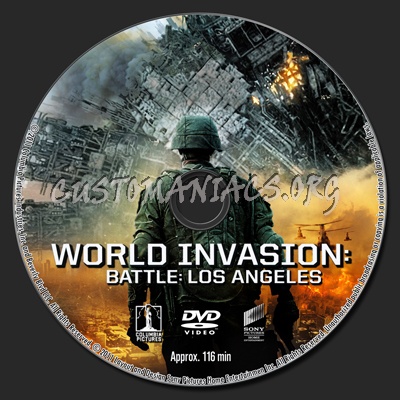 World Invasion Battle Los Angeles dvd label