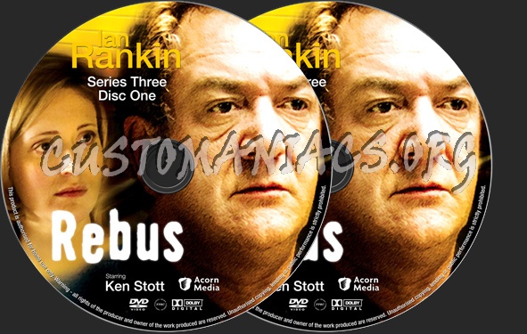 Rebus Series 3 dvd label