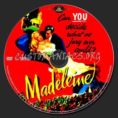 Madeleine dvd label