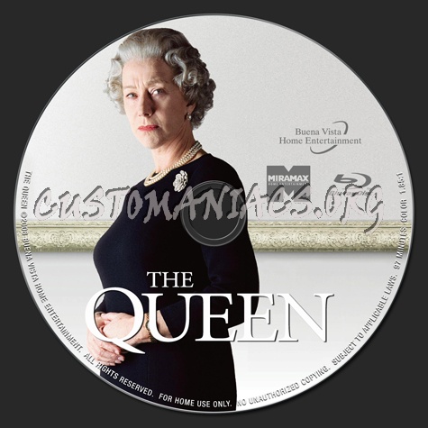 The Queen blu-ray label