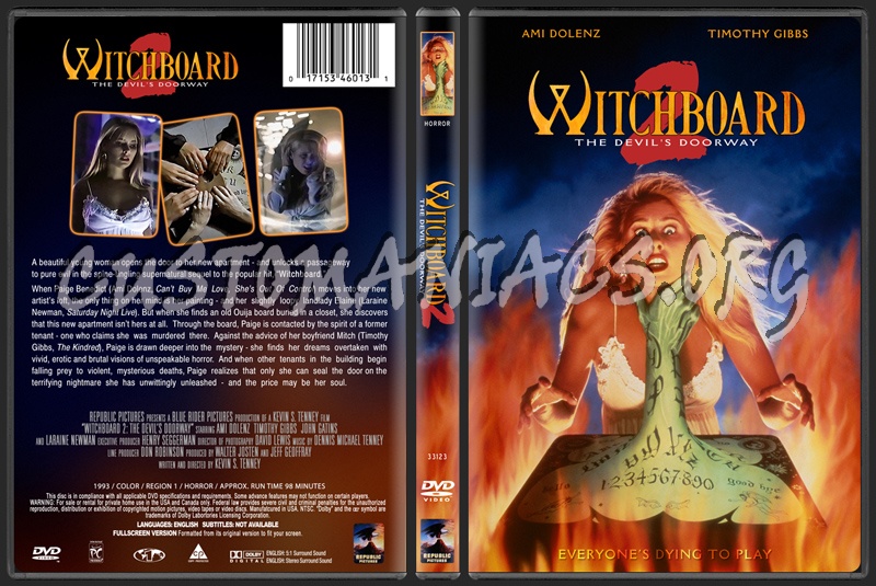 Witchboard 2 - The Devil's Doorway dvd cover