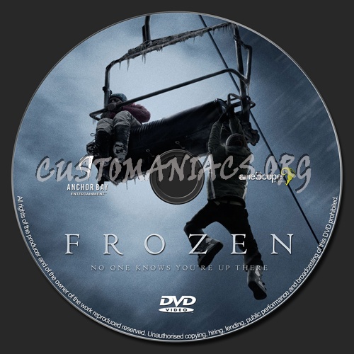 Frozen dvd label