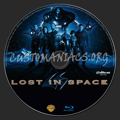 Lost in Space blu-ray label