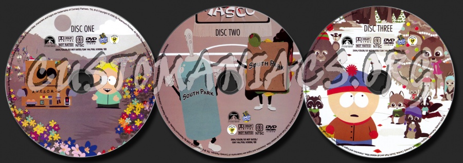 South Park Season 8 dvd label