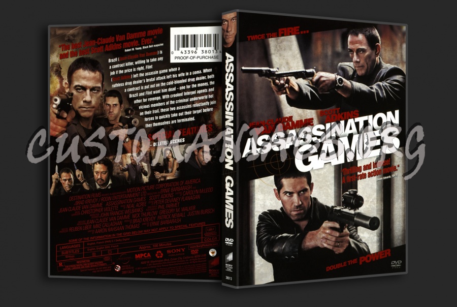 Assassination Games dvd cover