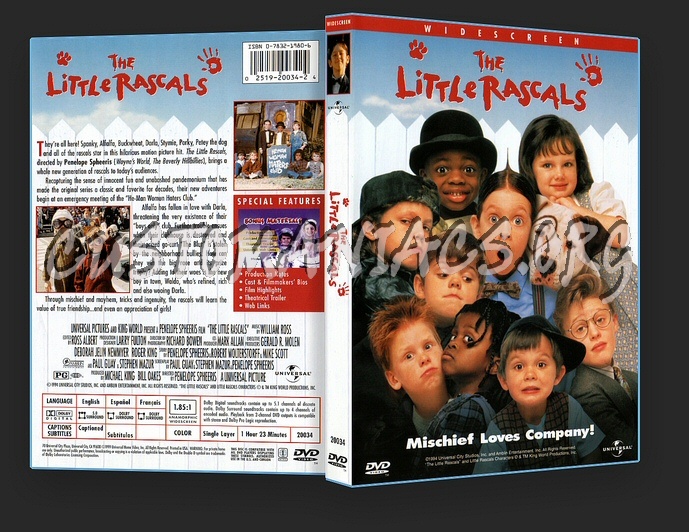 Little Rascals dvd cover