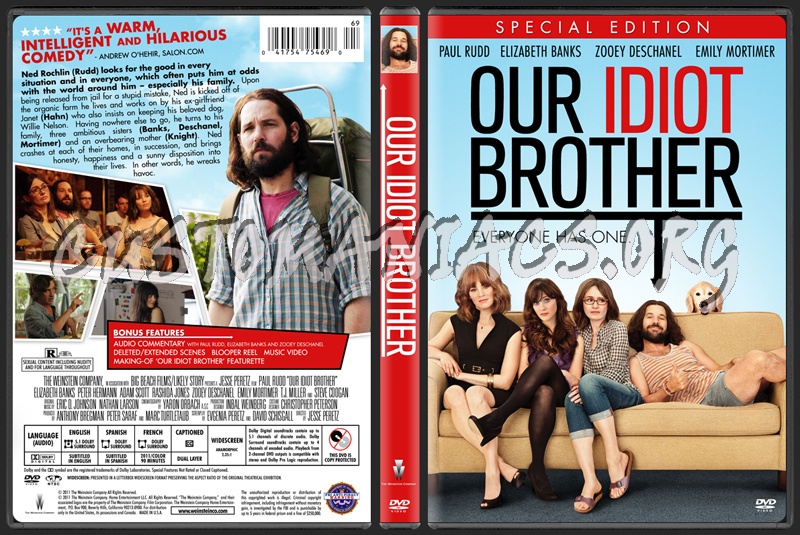 Our Idiot Brother dvd cover