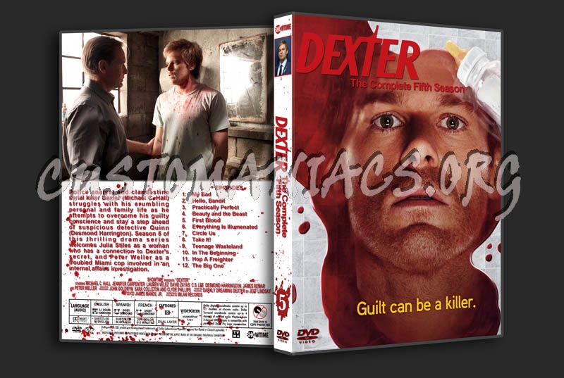 Dexter: Season 5 dvd cover