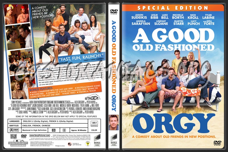 A Good Old Fashioned Orgy dvd cover