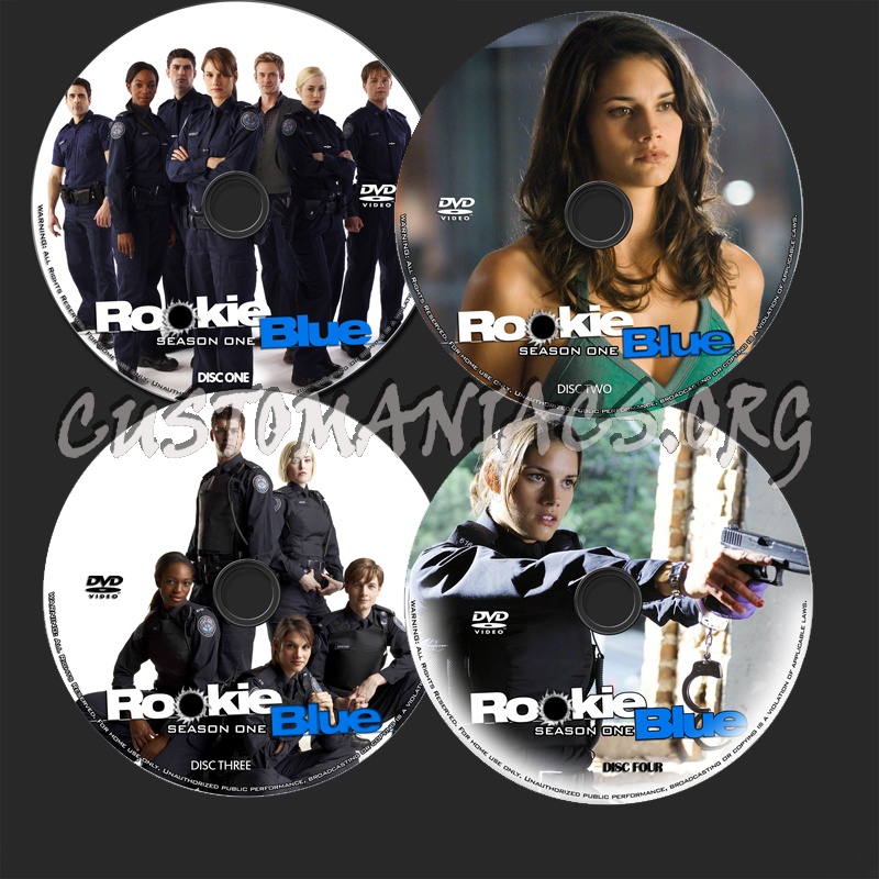 Rookie Blue Season 1 dvd label