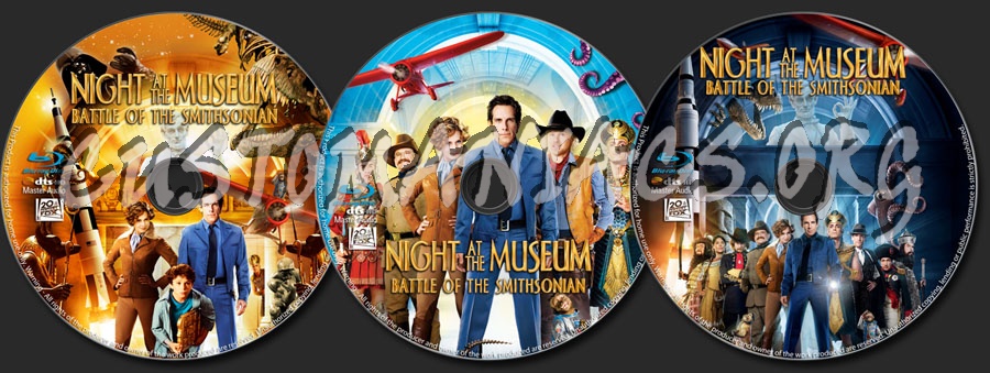 Night At The Museum  Battle Of The Smithsonian blu-ray label