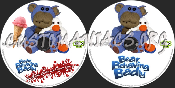 Bear Behaving Badly - Bunfight at the Ice Cream Corral dvd label