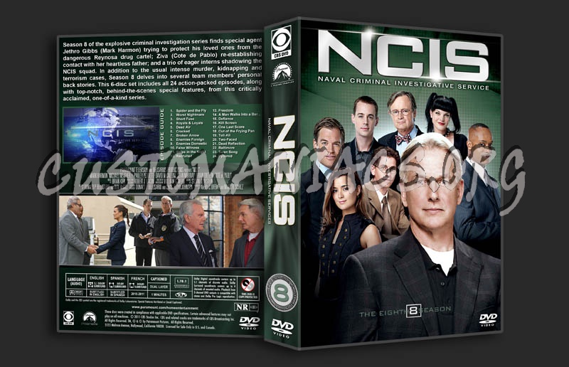 NCIS - Season 8 dvd cover