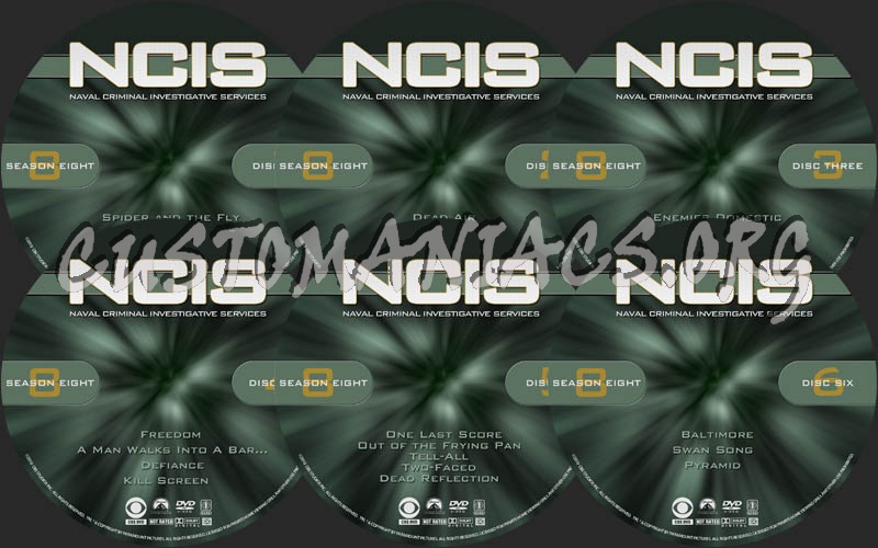 NCIS - Season 8 dvd label