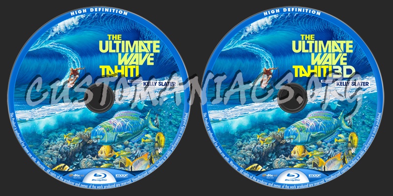 IMAX: The Ultimate Wave - Tahiti 3D blu-ray label