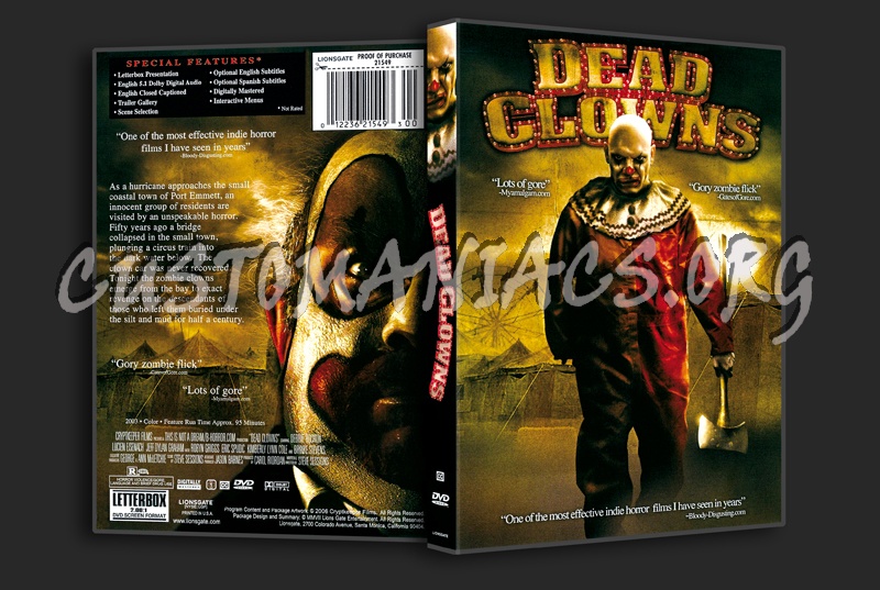 Dead Clowns dvd cover