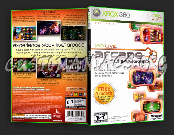 XBOX Live Arcade Unplugged Volume 1 