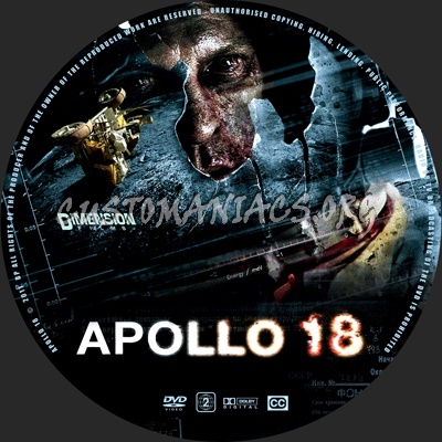 Apollo 18 dvd label