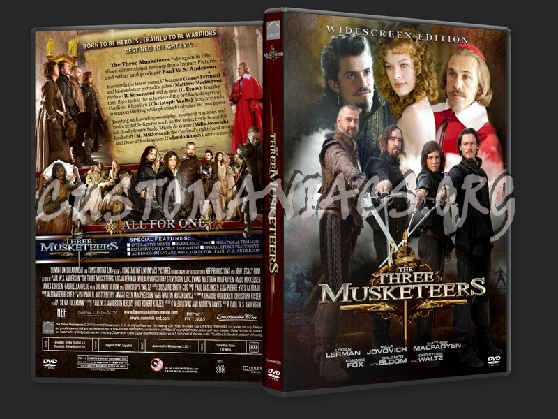 The Three Musketeers (2011) dvd cover