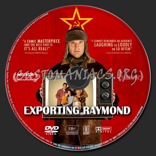 Exporting Raymond dvd label