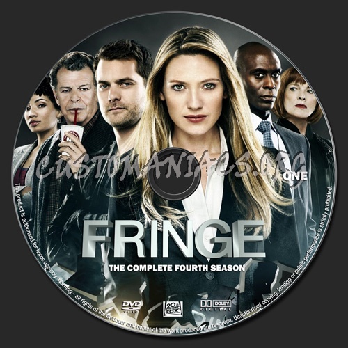 Fringe Season 4 dvd label