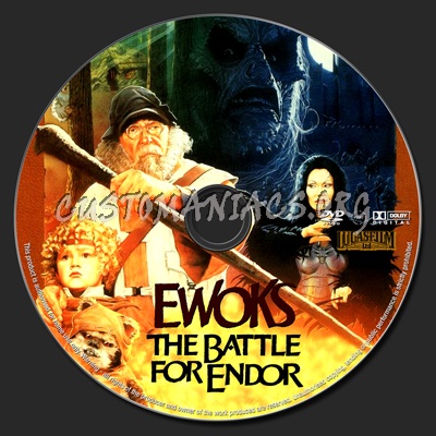 Ewoks The Battle for Endor dvd label