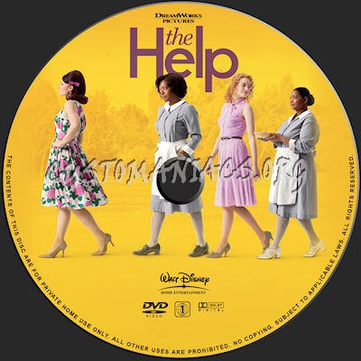 The Help dvd label