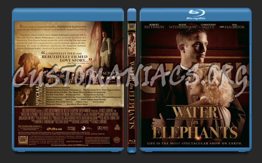 Water for Elephants blu-ray cover