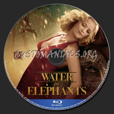 Water for Elephants blu-ray label