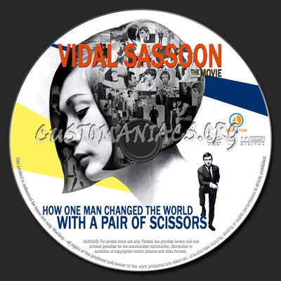 Vidal Sassoon The Movie dvd label