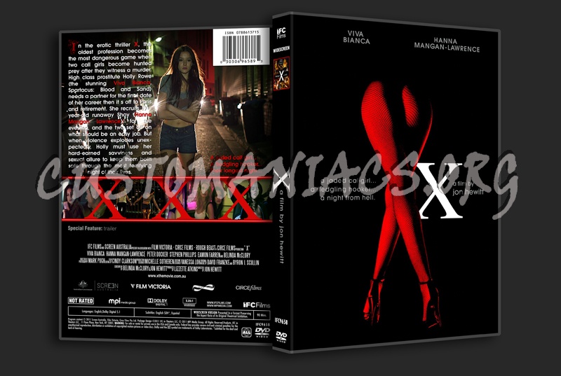 X  (2011) dvd cover