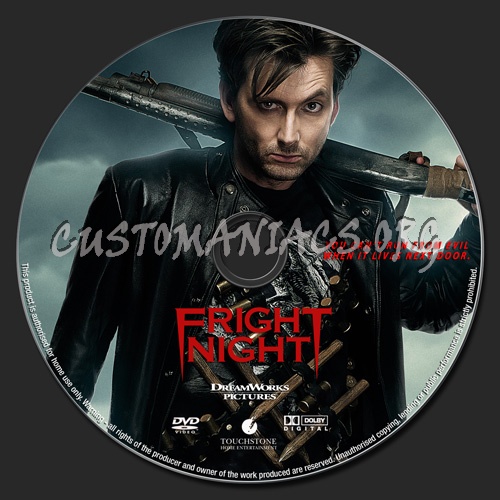 Fright Night 2011 dvd label