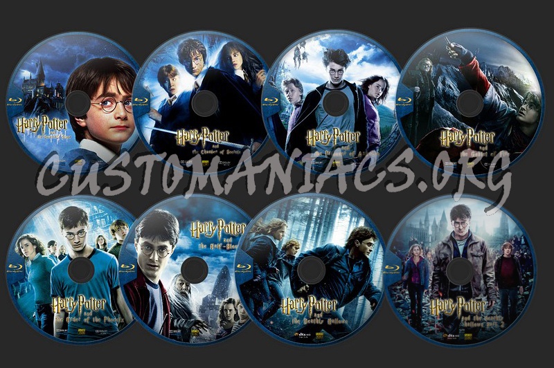 Harry Potter Collection blu-ray label