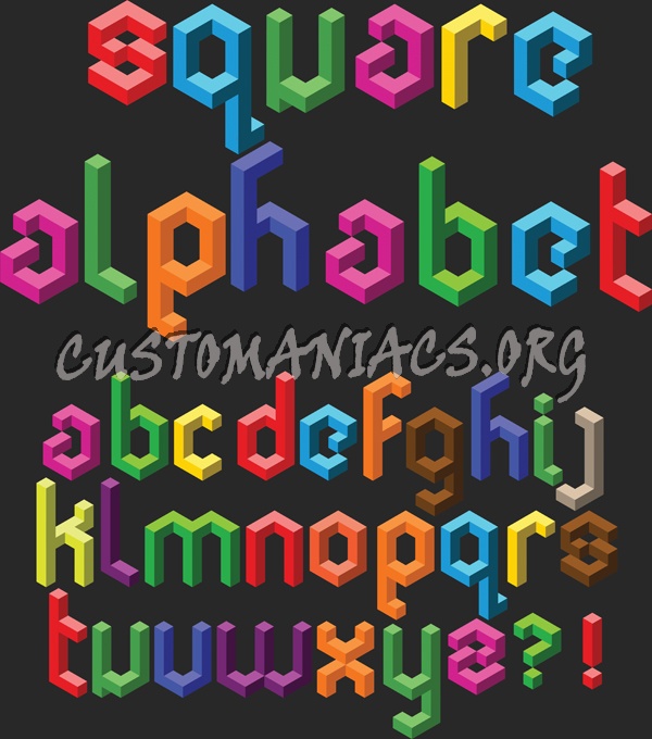 Square Alphabet 