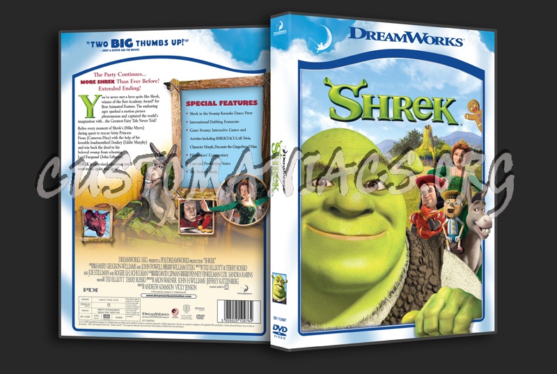 Shrek dvd cover