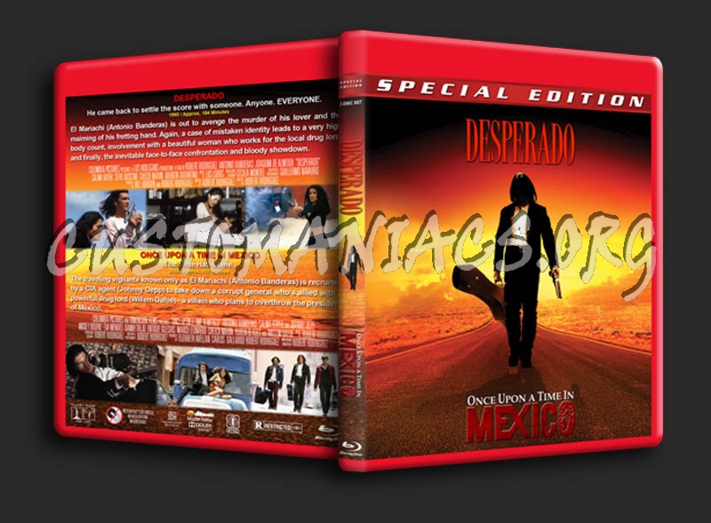 Antonio Banderas Double blu-ray cover