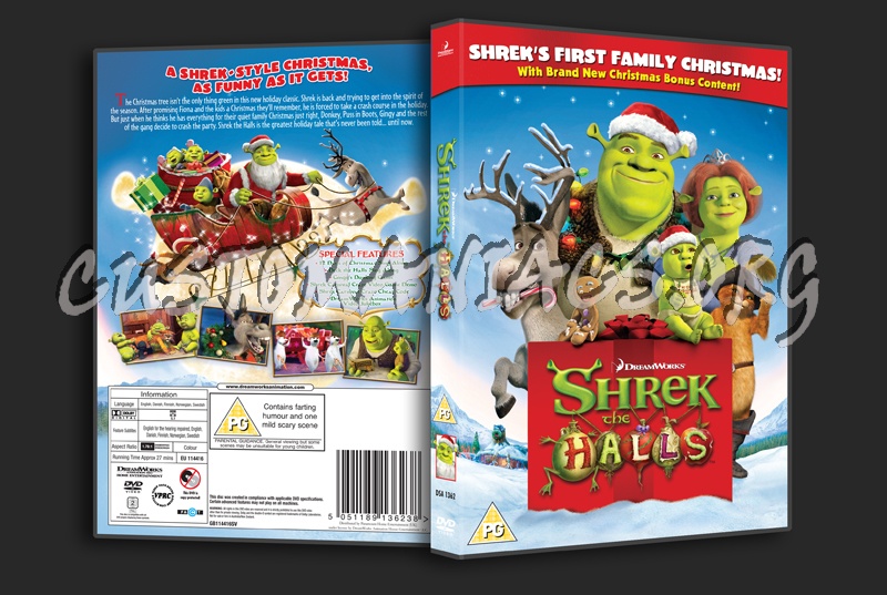 Shrek the Halls dvd cover